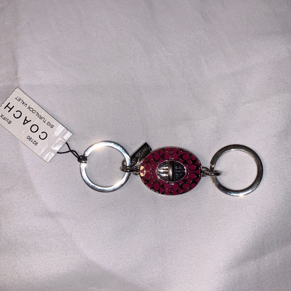Coach Key Chain with Tag